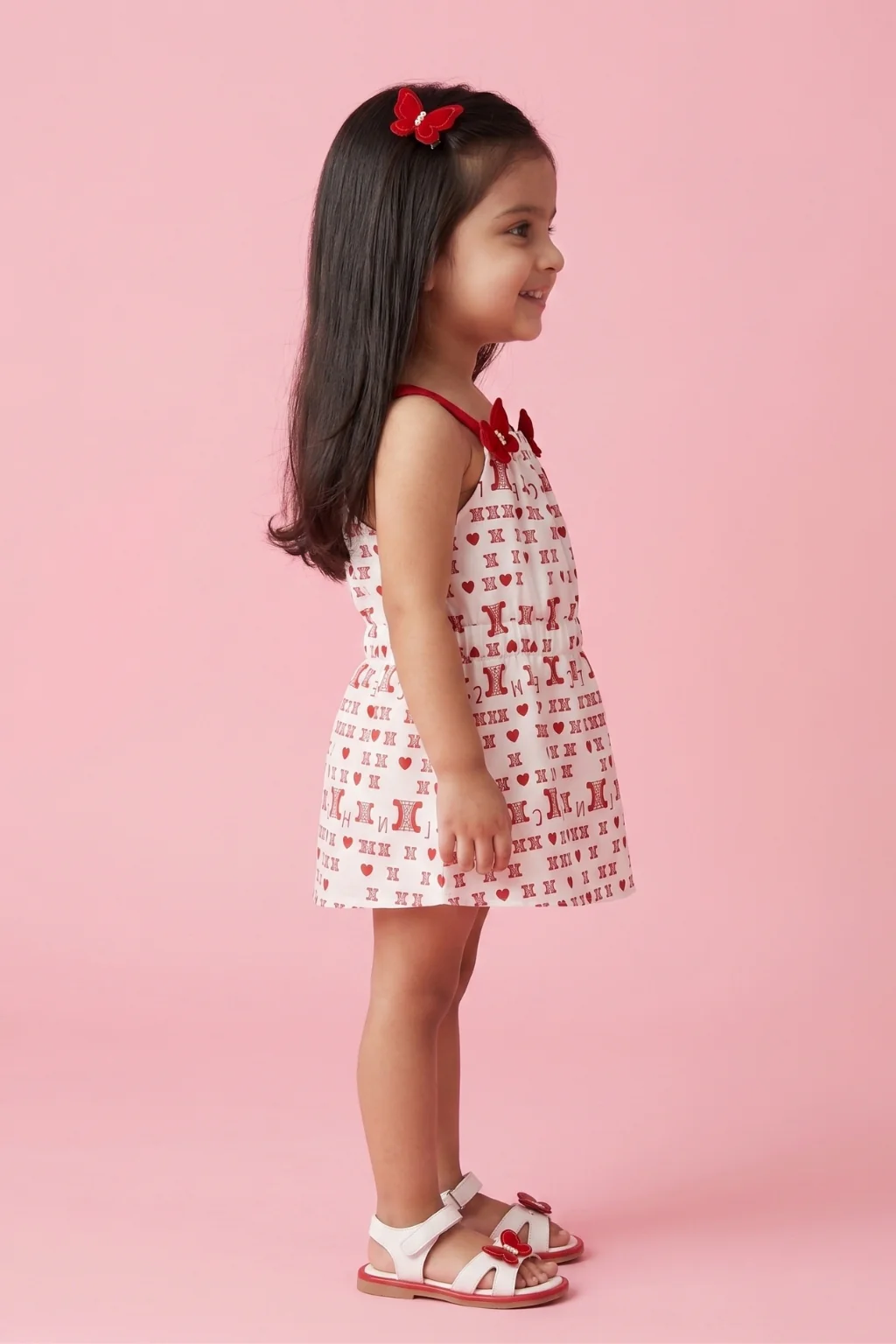 Playful Heart Motif Summer Dress TSIM003 - Image 4