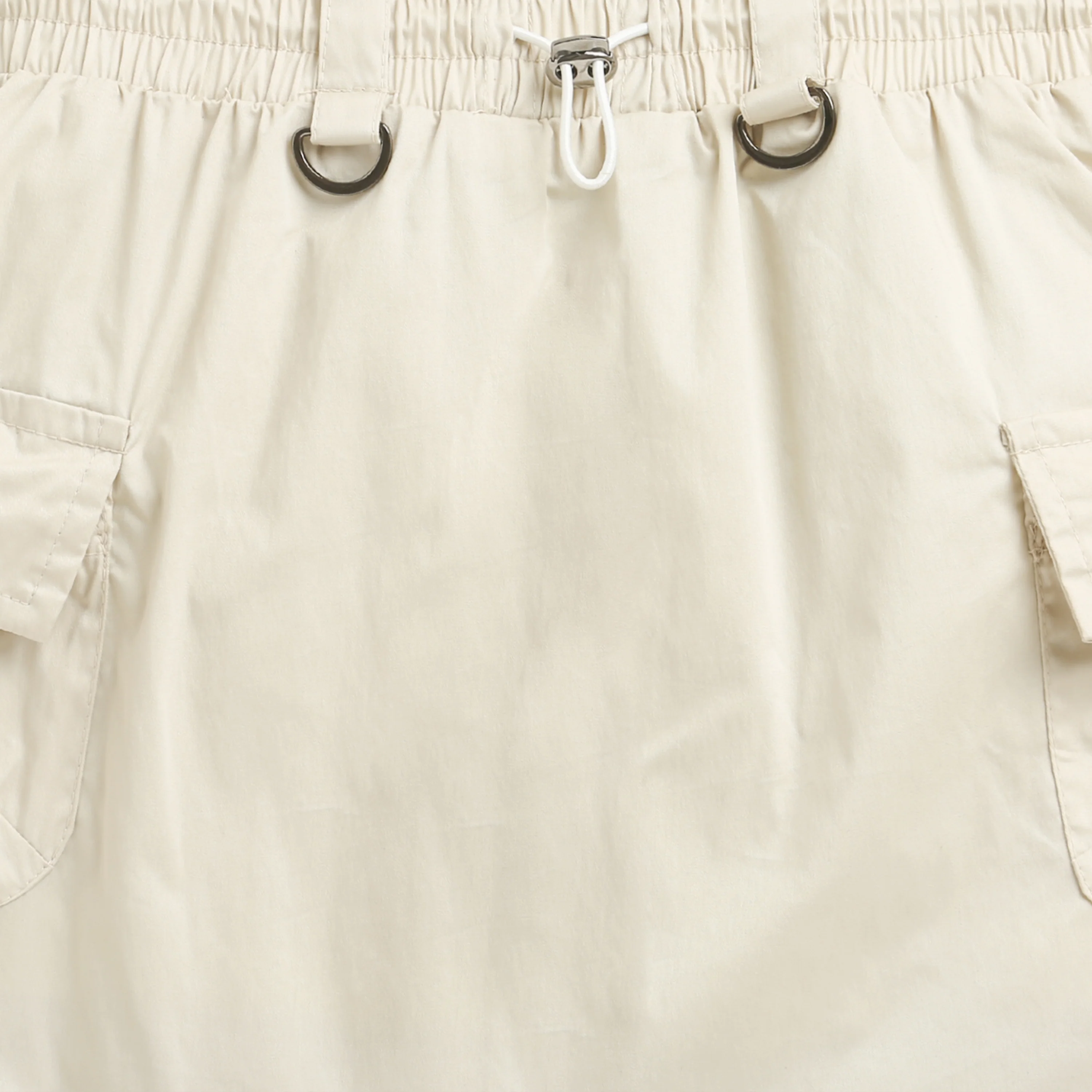 Cream Skirt with Elastic Waist S1006 - Image 8