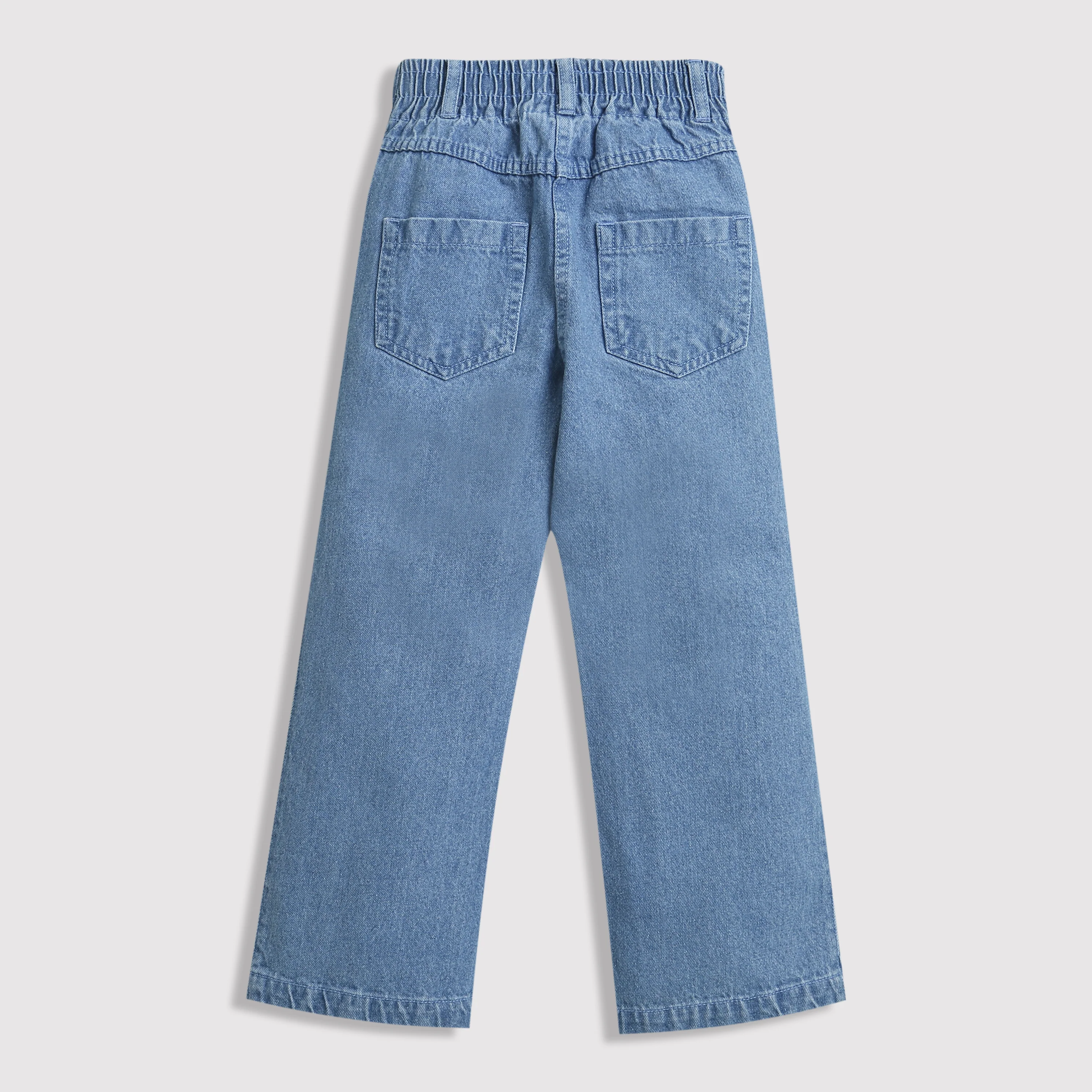 Tiny Girl Light Blue Fun Days Graphic Denim Pants - Image 2