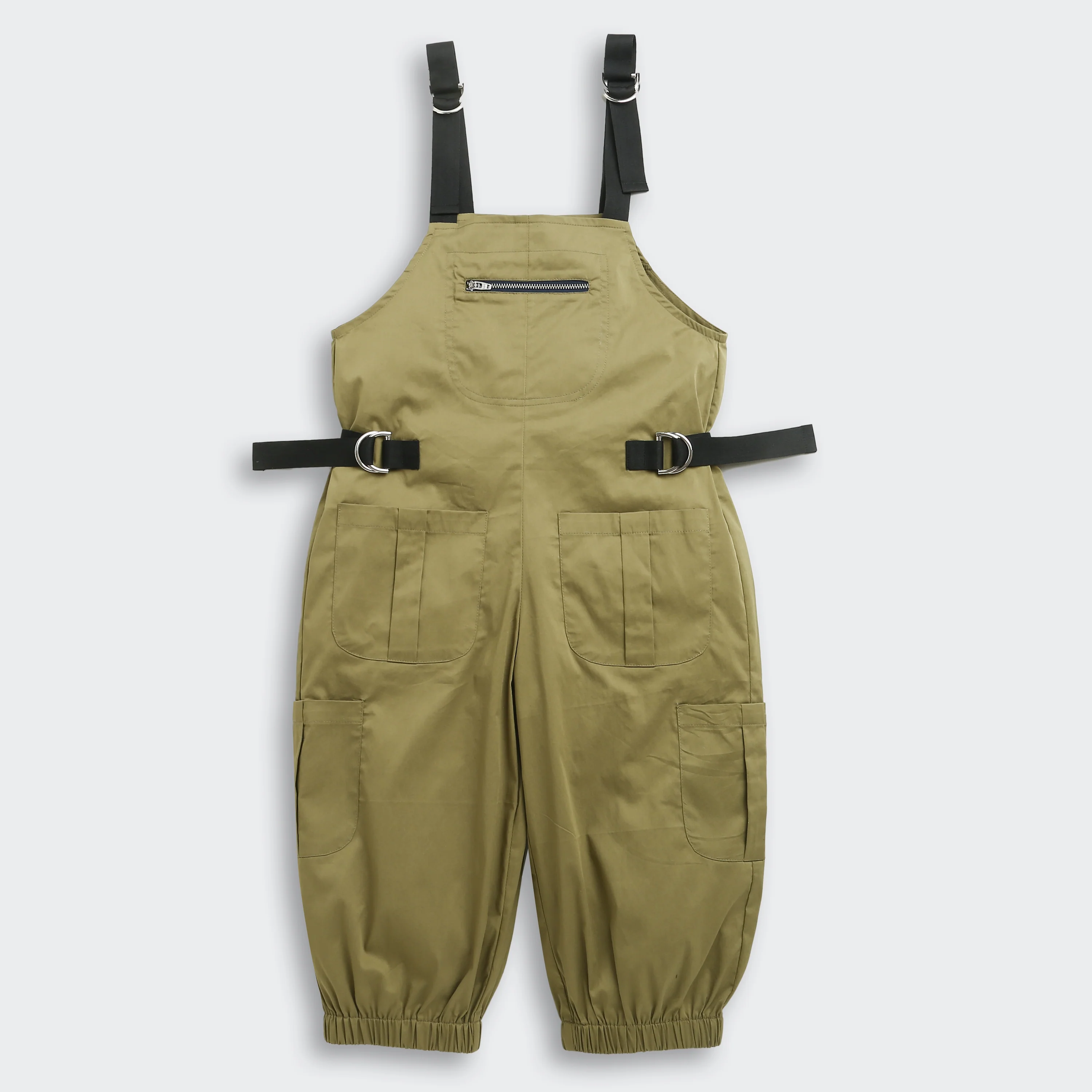 Urban Cargo Style Olive Dungaree JP348 - Image 12