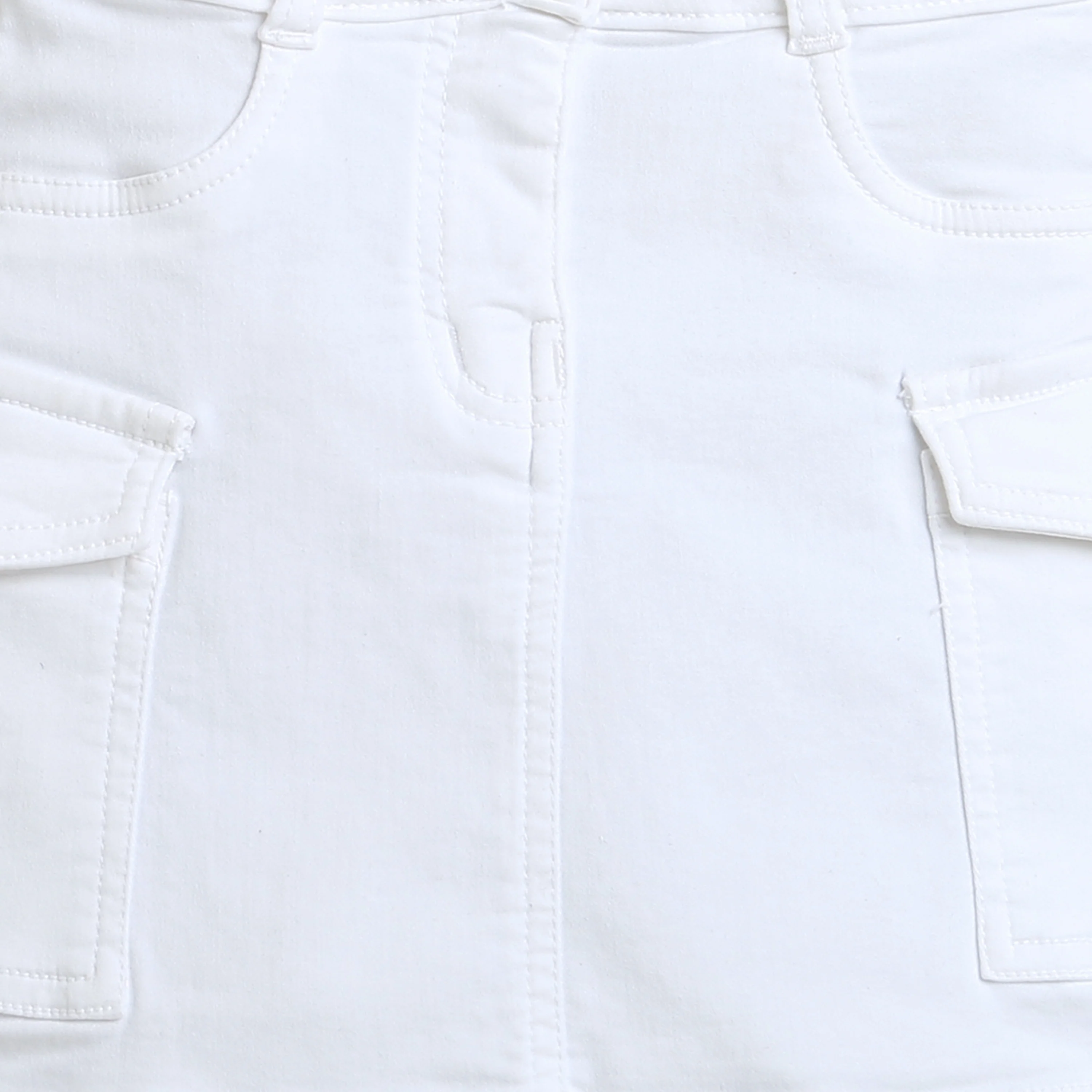 White Cargo Skirt H985 - Image 8