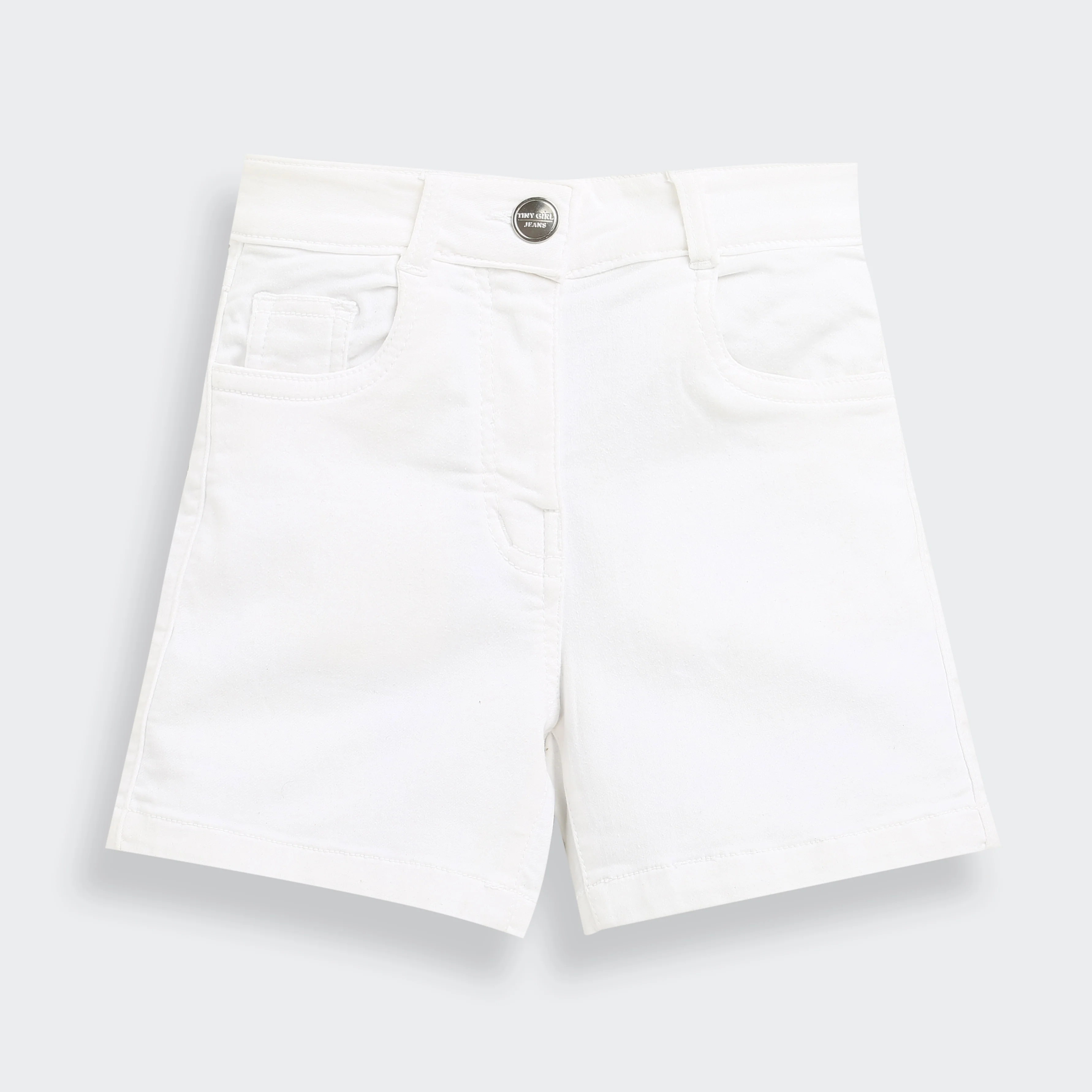 White High-Waist Shorts H986 - Image 5