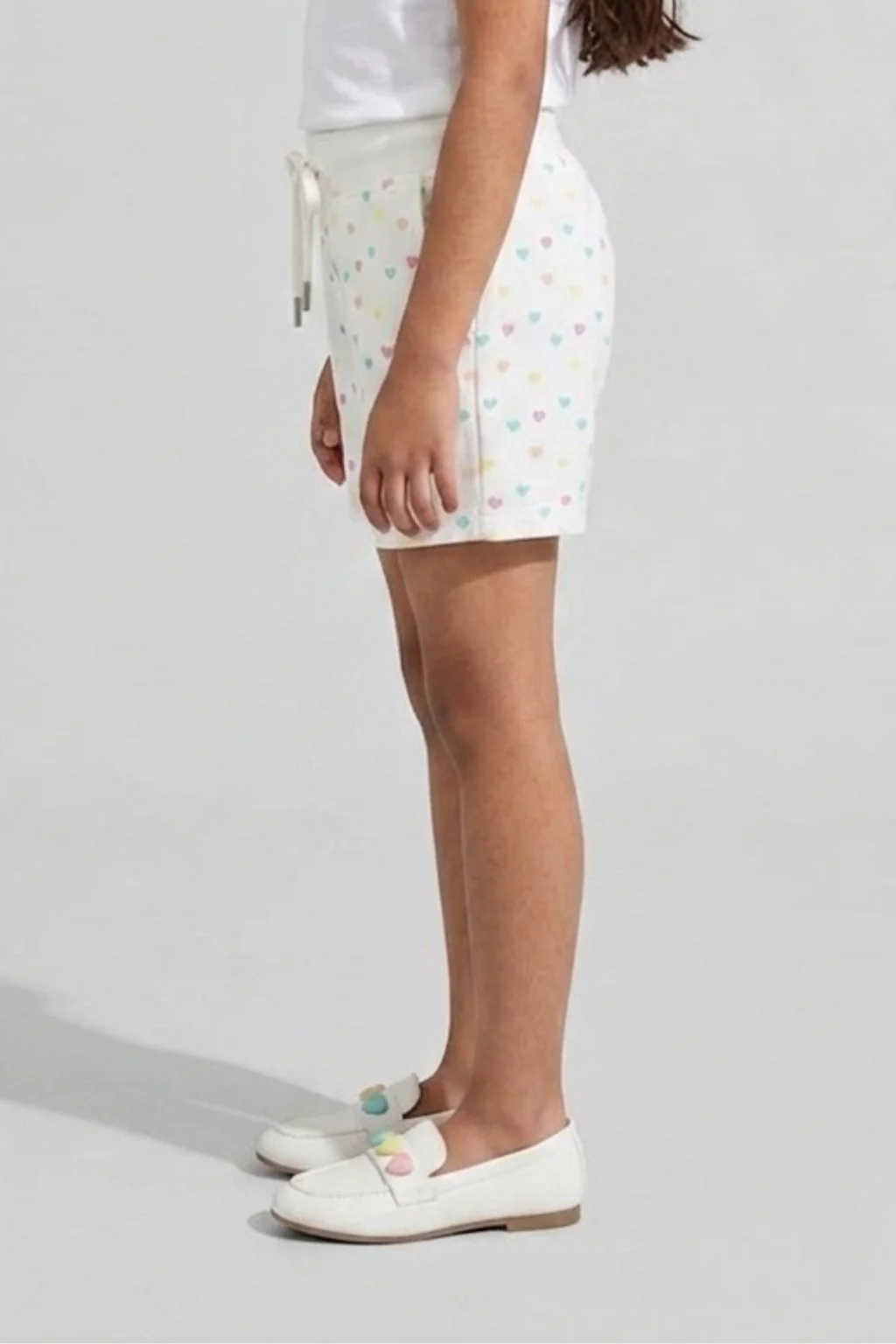 White Polka Dot Shorts H937 - Image 3