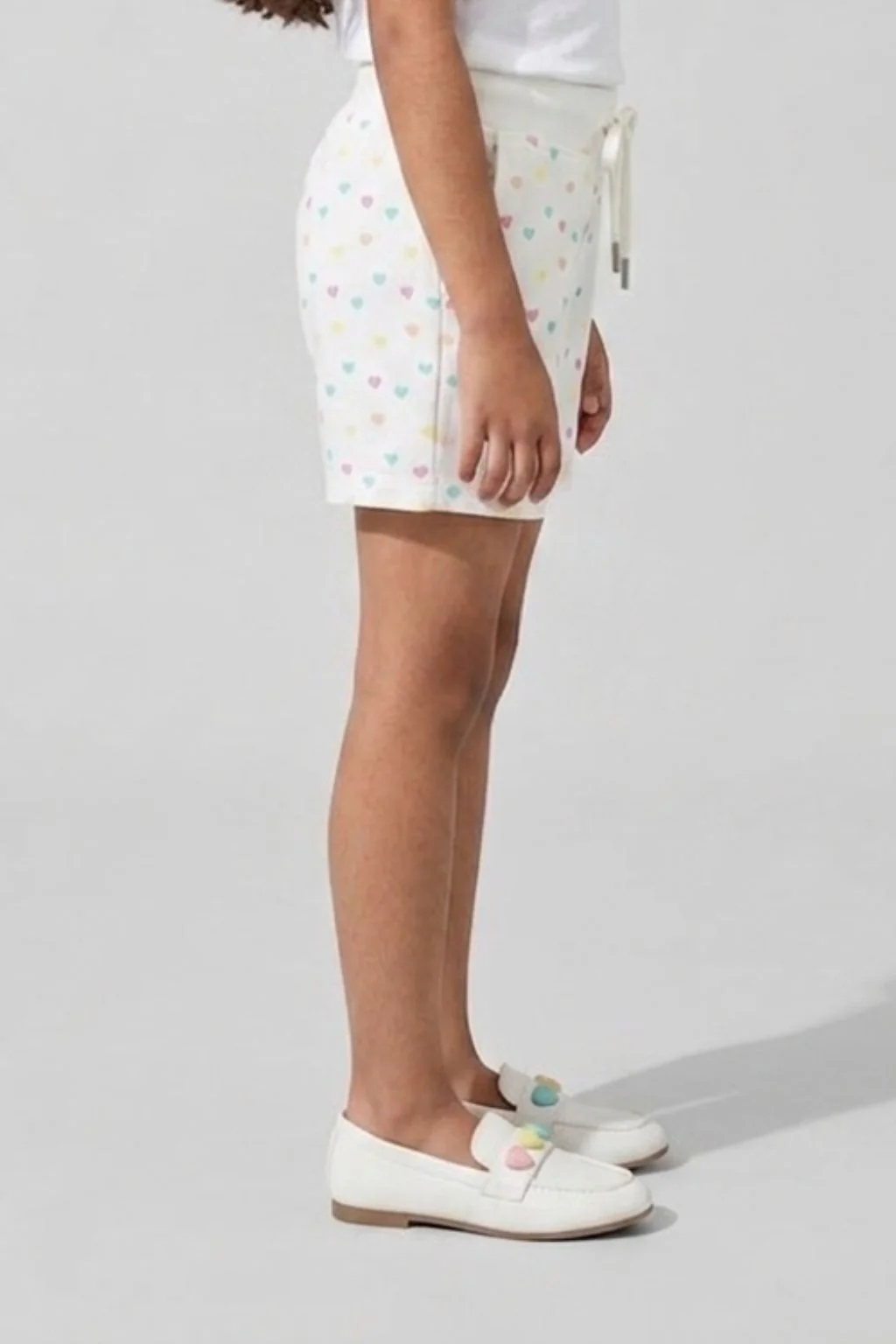 White Polka Dot Shorts H937 - Image 4
