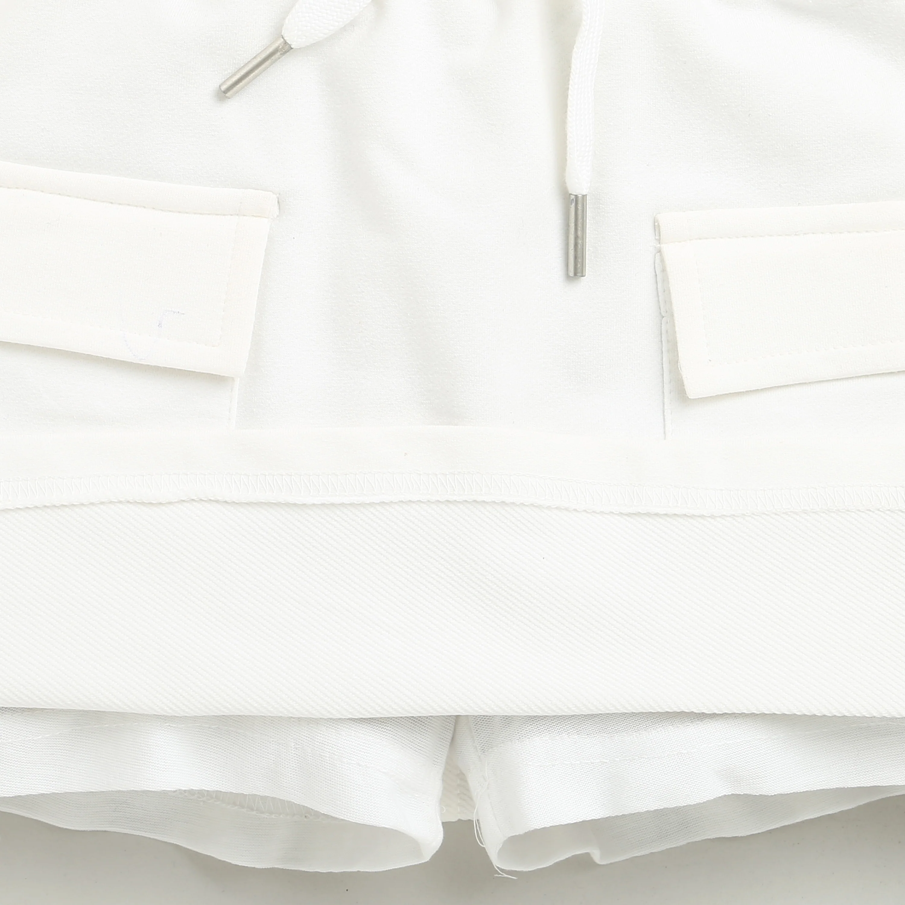 White Skirt with Drawstring Waist S901 - Image 9