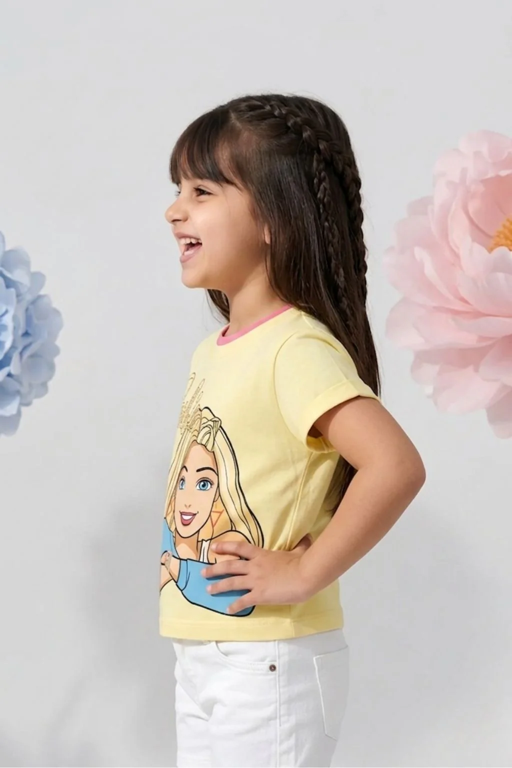 Yellow Barbie Printed T-Shirt BATP2007 - Image 3